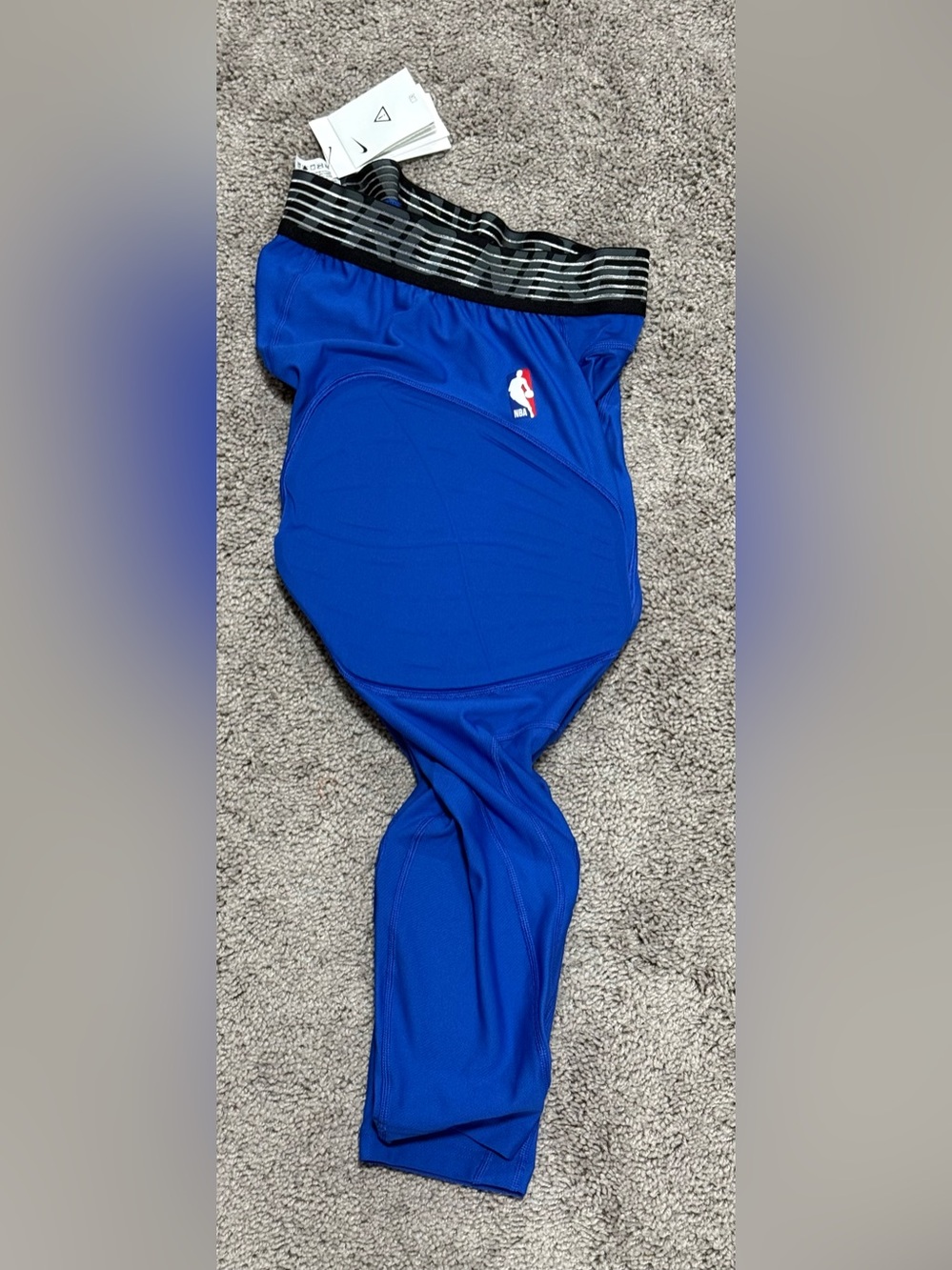 NIKE PRO HYPERSTRONG Player‎ Issued  Padded Tights Blue 881963-480 Mens Size M